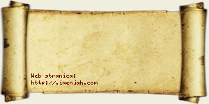 Una Kulizić vizit kartica